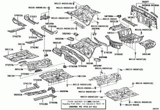 FLOOR PAN & LOWER BACK PANEL 1